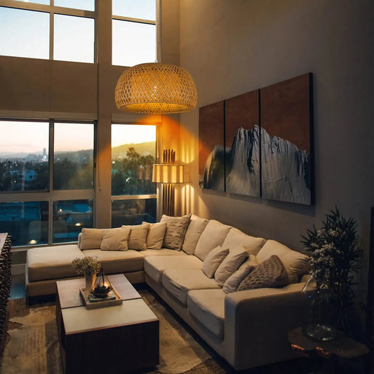 Suspension en bambou naturel - Yuna