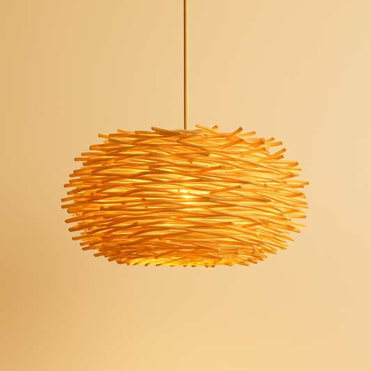 Suspension bambou naturel - Aurore