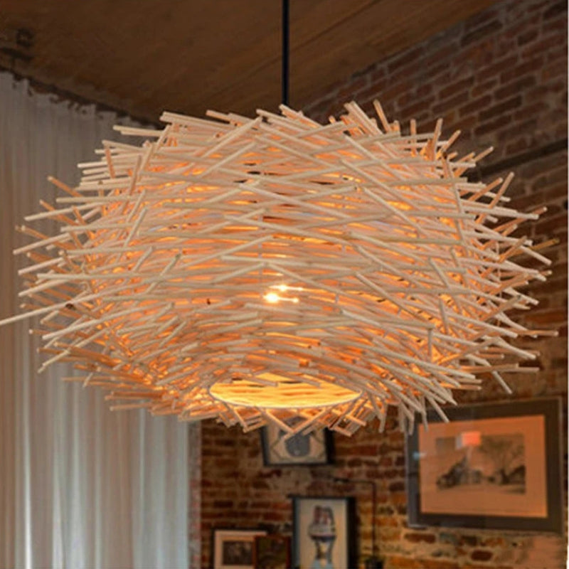 Suspension bambou naturel - Aurore