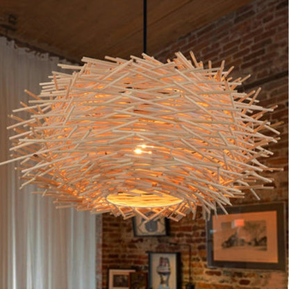 Suspension bambou naturel - Aurore