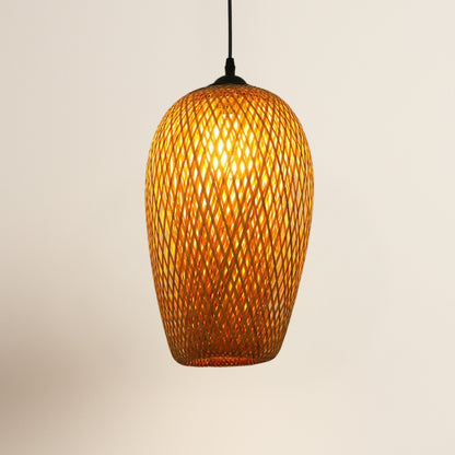 Suspension en bambou rotin naturel - Amara