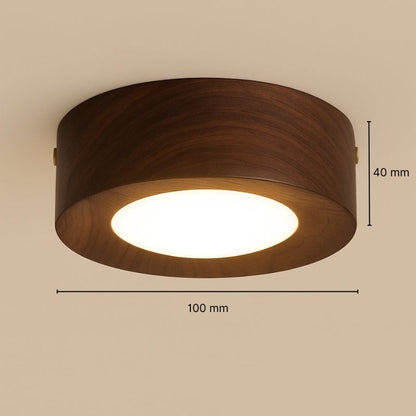 Plafonnier spot en bois - Haloa