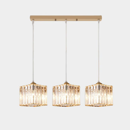 Lustre suspension en verre pour salon et salle à manger - Callista