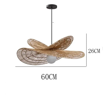 Suspension en rotin naturel - Althéa