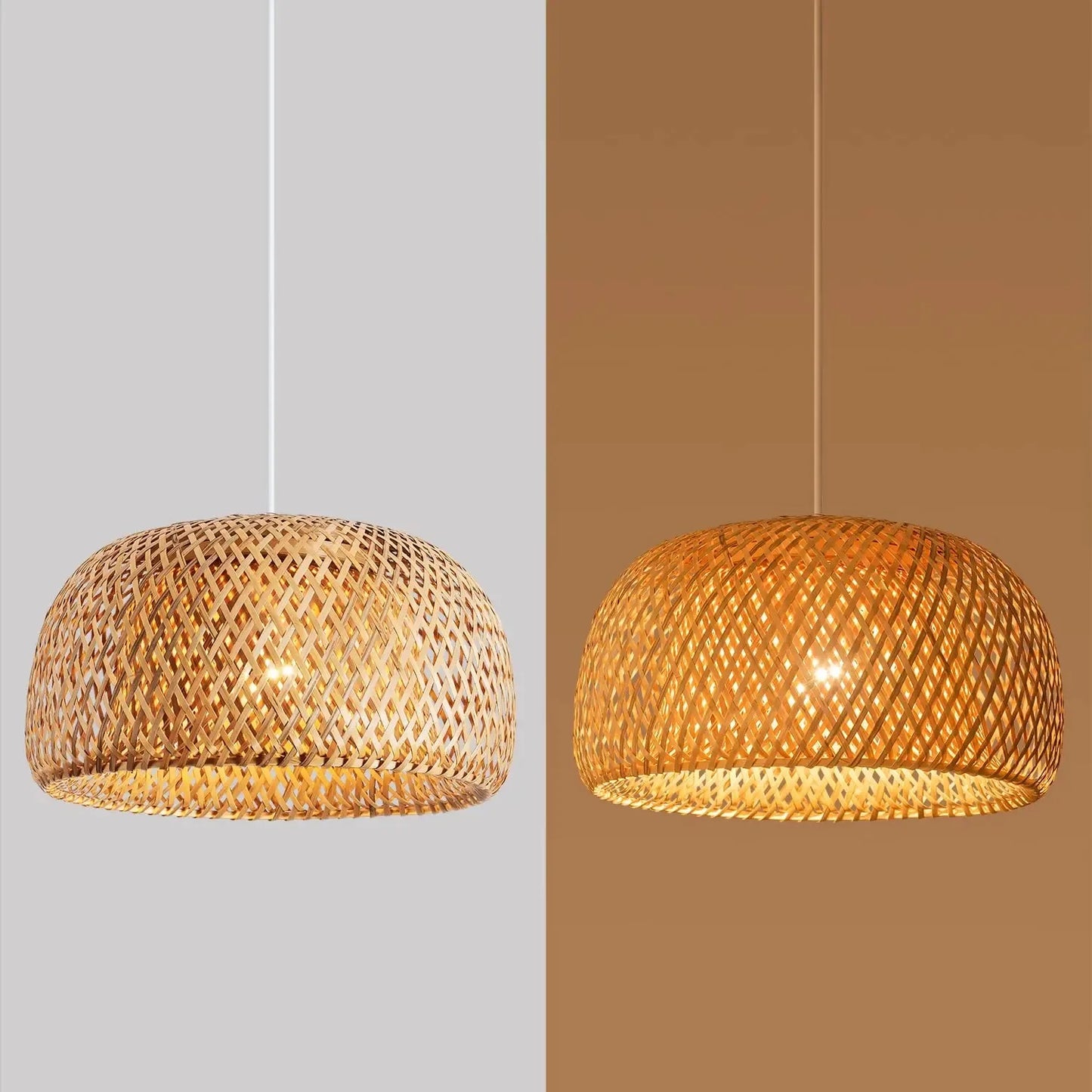 Suspension en bambou naturel - Yuna