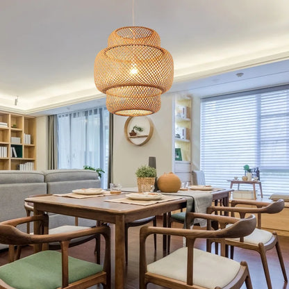 Suspension en bambou naturel - Sora