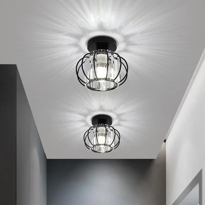 Lustre plafonnier en verre cristal - Élise