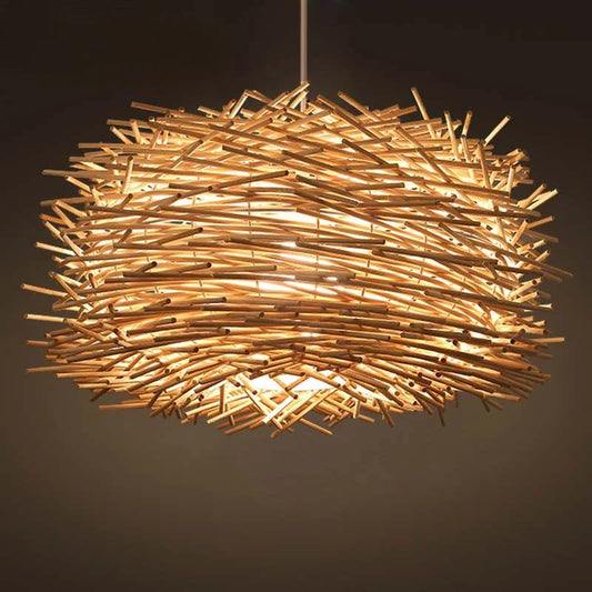 Suspension bambou naturel - Aurore