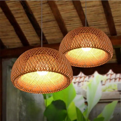 Suspension en bambou naturel - Yuna