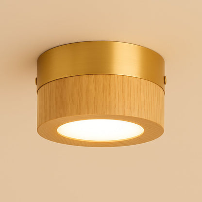 Plafonnier spot en bois - Haloa